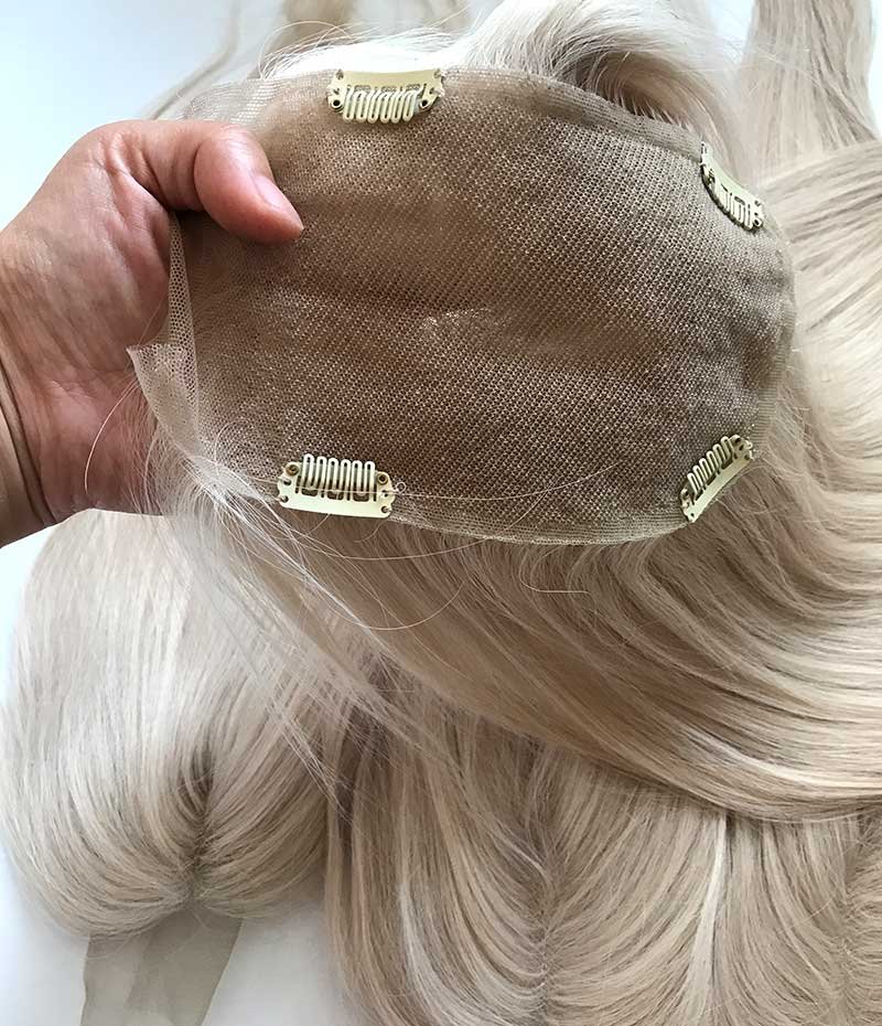 blonde hair topper