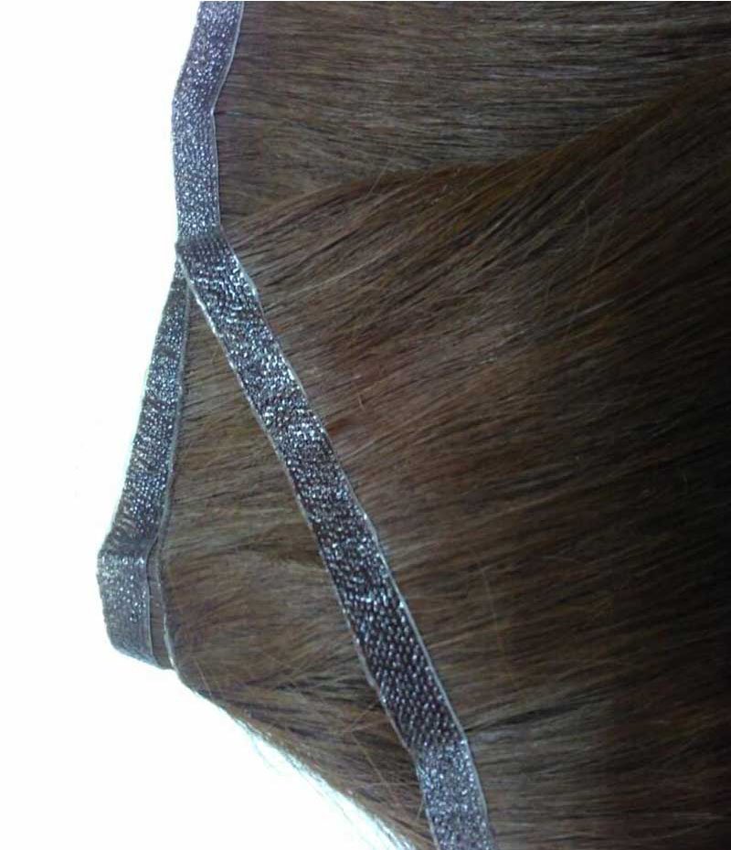 PU Hole XO Invisible Flat Weft
