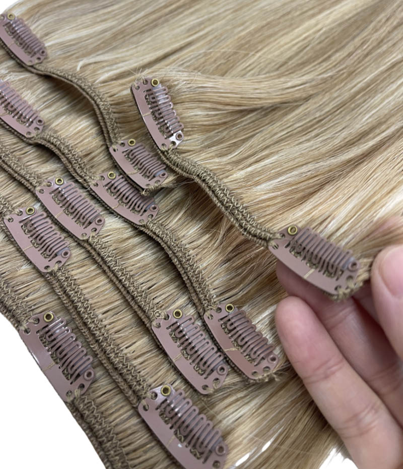 balayage clip in hair extensions​