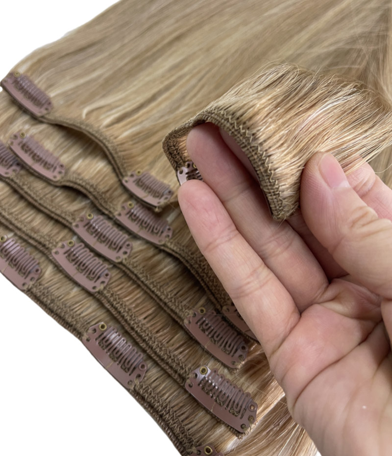 blonde clip in hair extensions​