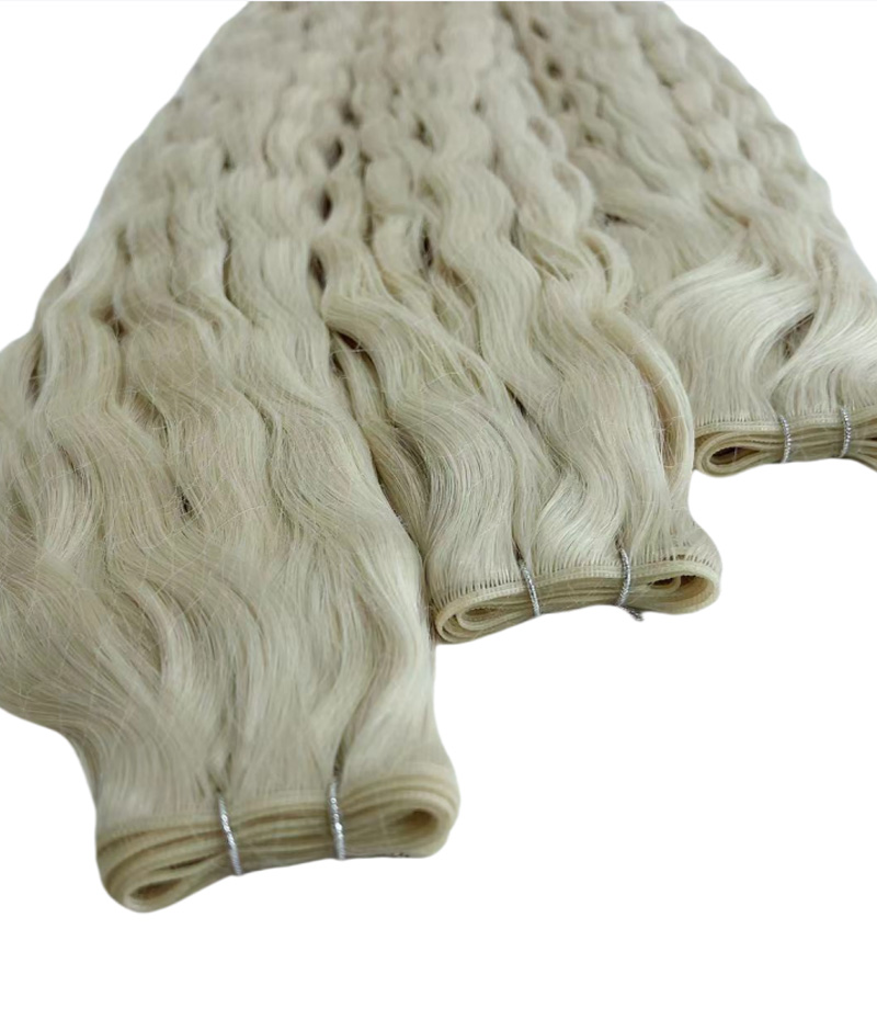 blonde curly hair extensions